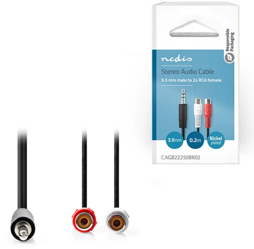 NEDIS CAGB22250BK02