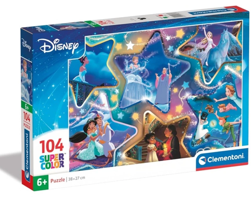 CLEMENTONI PUZZLE 104 ΤΕΜ SUPER COLOR DISNEY MAGIC MOMENTS 87941 / 25766