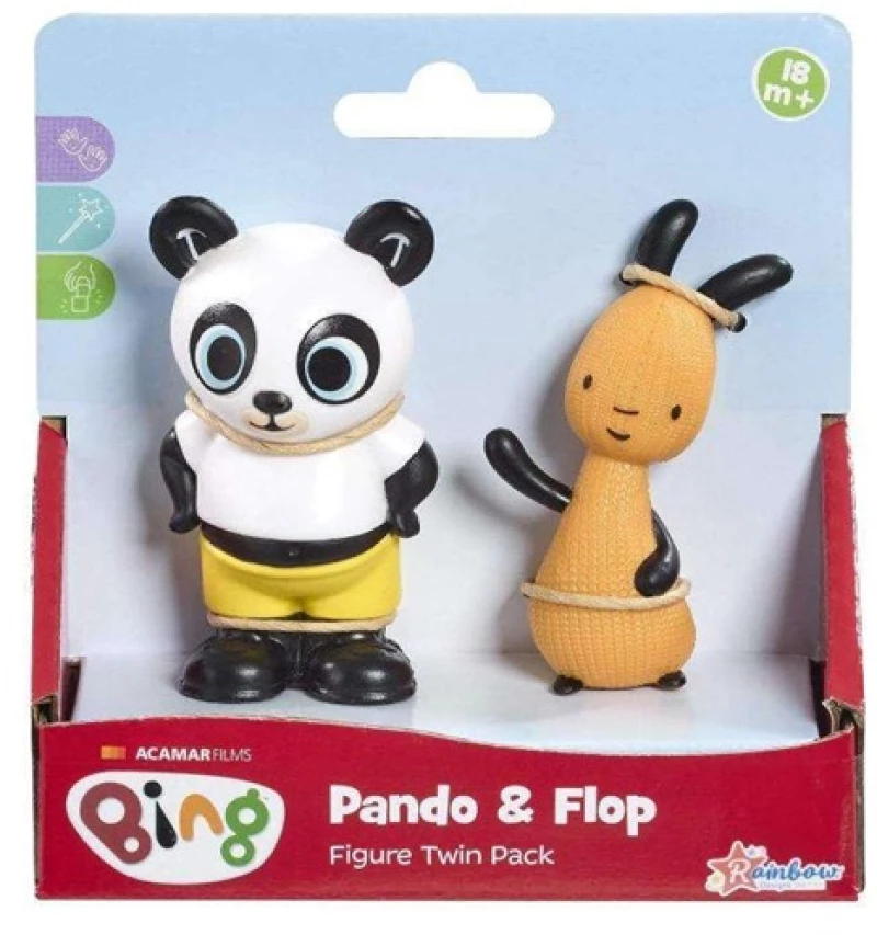 GIOCHI PREZIOSI BING AND FRIENDS ΣΕΤ 2 ΦΙΓΟΥΡΕΣ PANDO AND FLOP BNG73000