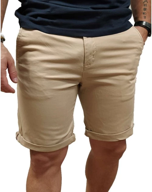 Jack&Jones 12165604 Ανδρική Βερμούδα - Μπεζ