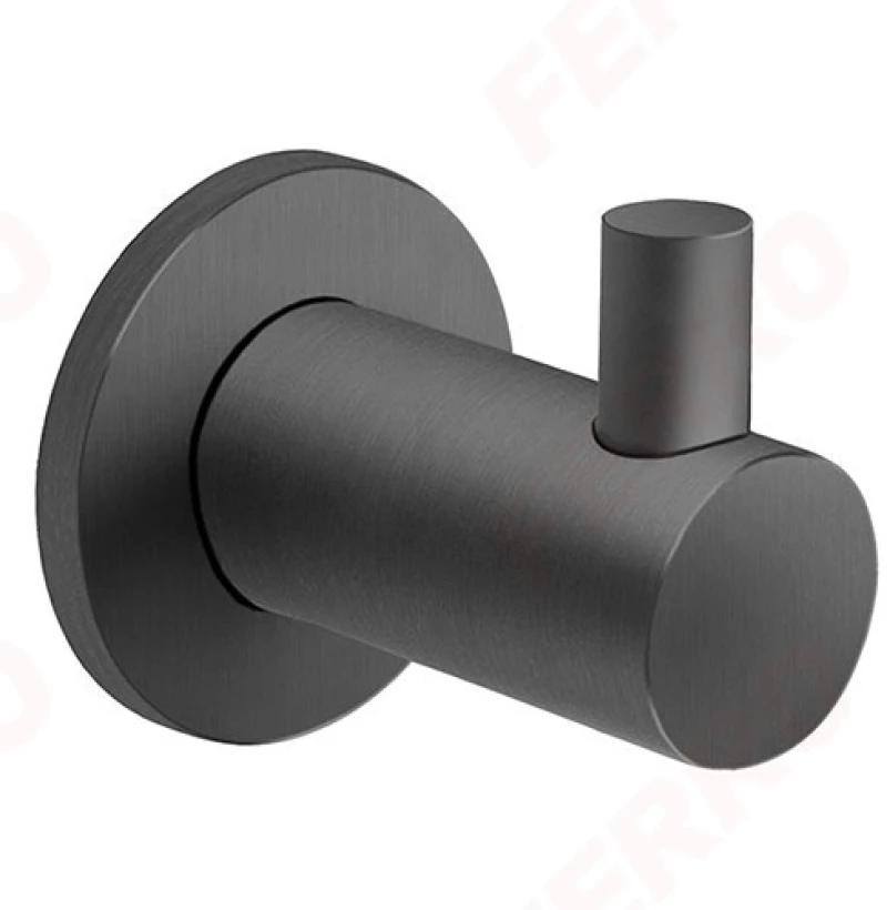 Άγκιστρο Μπάνιου Μονό Ferro Ciriculus Gun Metal PVD (ASM05GM)