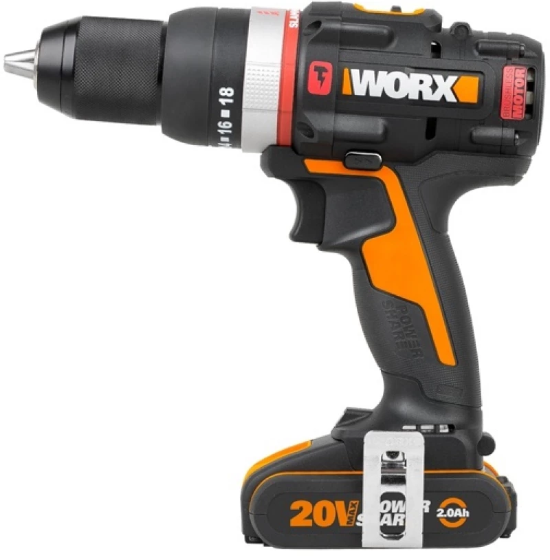 Worx Δραπανοκατσάβιδο Μπαταρίας Slammer WX-JCR 20V 2X2Ah - Worx