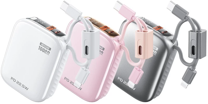 Wekome F97 Power Bank 10.000mAh 22.5W Fast Charge Λευκό