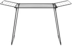 Brabantia 1010149 Πτυσσόμενη Απλώστρα Δαπέδου Hangon 18m, Matt Black