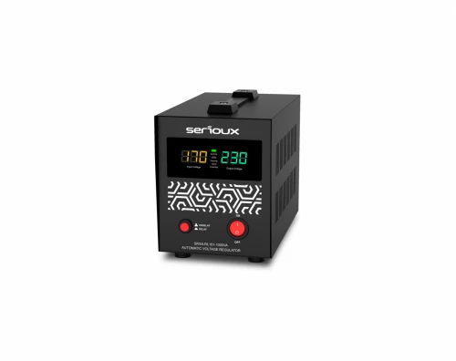 Serioux SRXA-RL101-1000VA Σταθεροποιητής Τάσης Relay 101-1000VA 600W
