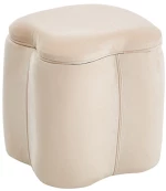 FIONA ΣΚΑΜΠΟ VELVET BEIGE ΜΕ ΑΠΟΘ. ΧΩΡΟ 30X30X34εκ.