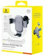 BASEUS METAL AGE GO, ΒΑΣΗ ΣΤΗΡΙΞΗΣ ΚΙΝΗΤΟΥ, ΑΕΡΑΓΩΓΟΥ, ΓΚΡΙ