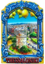 Τουριστικό μαγνητάκι Souvenir - Σετ 12pcs - Thessaloniki - 678567
