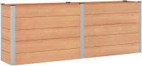 vidaXL Υπερυψωμένη Ζαρντινιέρα Καφέ 250 x 50 x 91 εκ