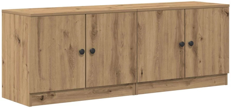vidaXL Ντουλάπι κρεβατιού με πόρτα 2 pcs Artisan Δρυς 66 x 35 x 48 εκ.