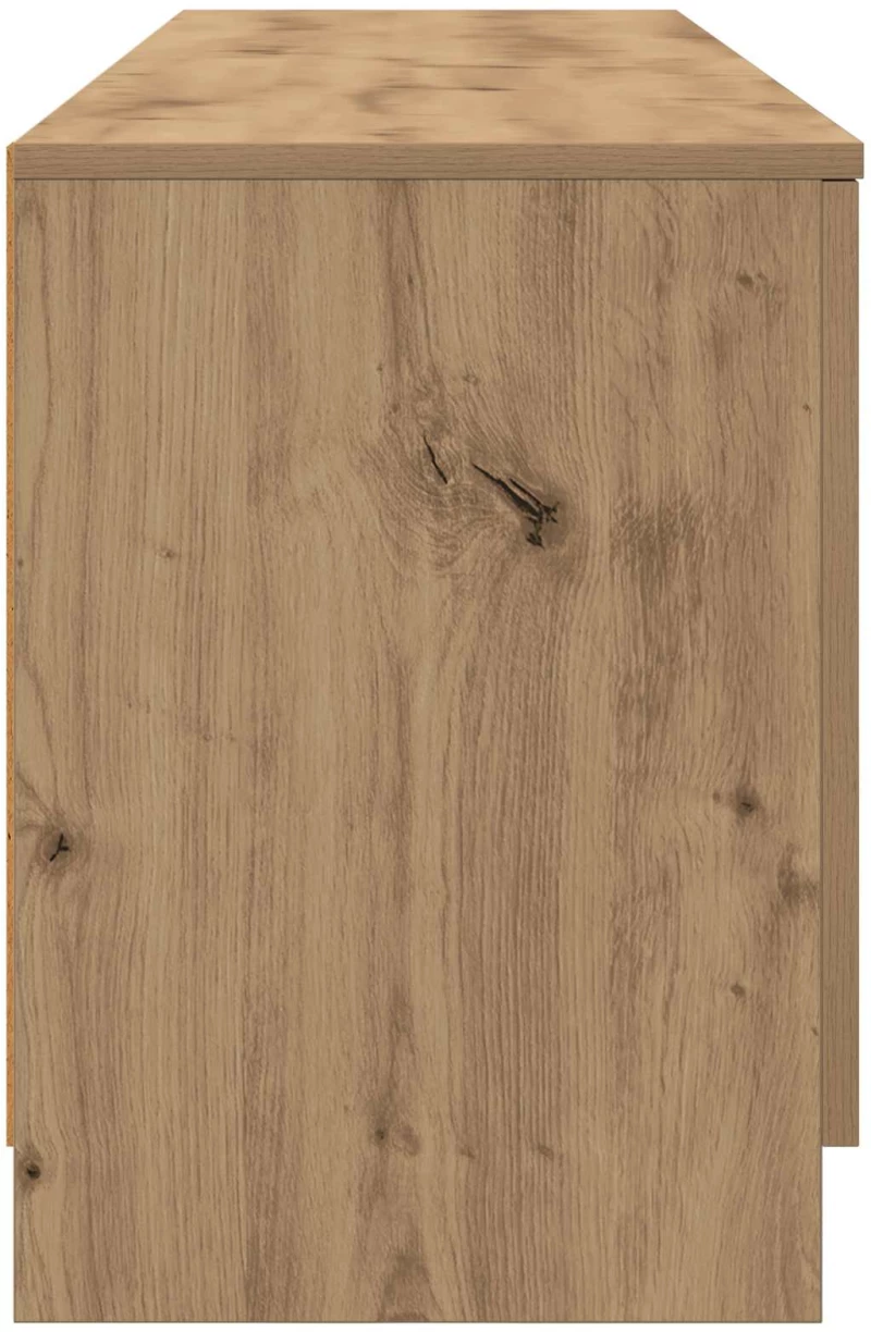 vidaXL Ντουλάπι κρεβατιού με πόρτα 2 pcs Artisan Δρυς 66 x 35 x 48 εκ.