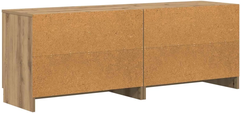 vidaXL Ντουλάπι κρεβατιού με πόρτα 2 pcs Artisan Δρυς 66 x 35 x 48 εκ.