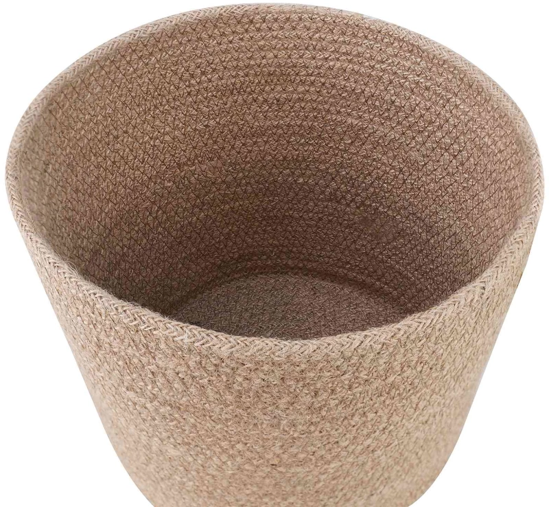 vidaXL Σετ Γλαστρών 2 pcs Φυσικό Ø 28 x 28 εκ 100% Γιούτα Τοσσά