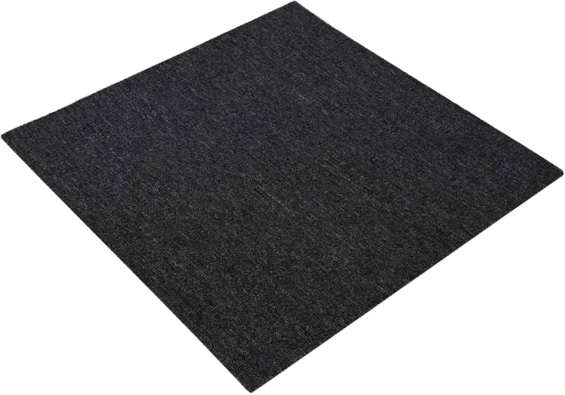vidaXL Πλακάκι Χαλιού Σκούρο Γκρι 50 x 50 cm 4 pcs