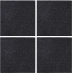vidaXL Πλακάκι Χαλιού Σκούρο Γκρι 50 x 50 cm 4 pcs