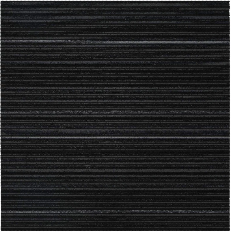 vidaXL Πλακάκι Χαλιού Ριγέ Σκούρο Γκρι 50 x 50 cm 4 pcs
