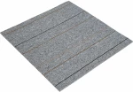 vidaXL Πλακάκι Χαλιού Ανοιχτό γκρι με ρίγες 50 x 50 cm 20 pcs