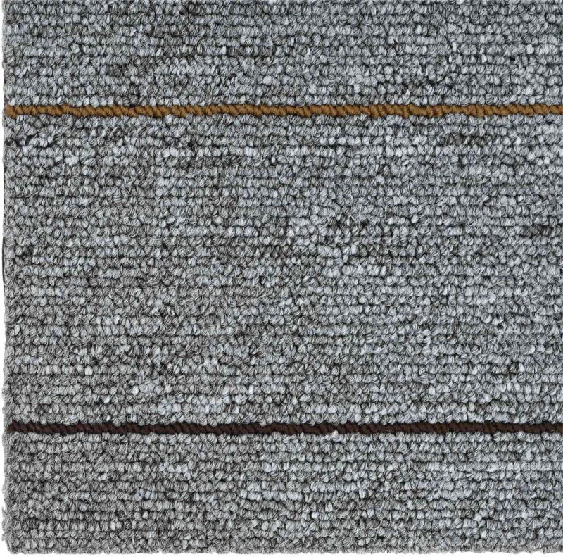 vidaXL Πλακάκι Χαλιού Ανοιχτό γκρι με ρίγες 50 x 50 cm 20 pcs