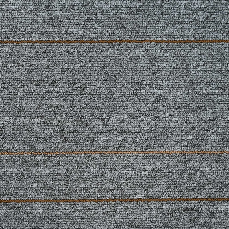 vidaXL Πλακάκι Χαλιού Ανοιχτό γκρι με ρίγες 50 x 50 cm 20 pcs