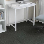 vidaXL Πλακάκι Χαλιού Ριγέ Ανοιχτό Πράσινο 50 x 50 cm 20 pcs