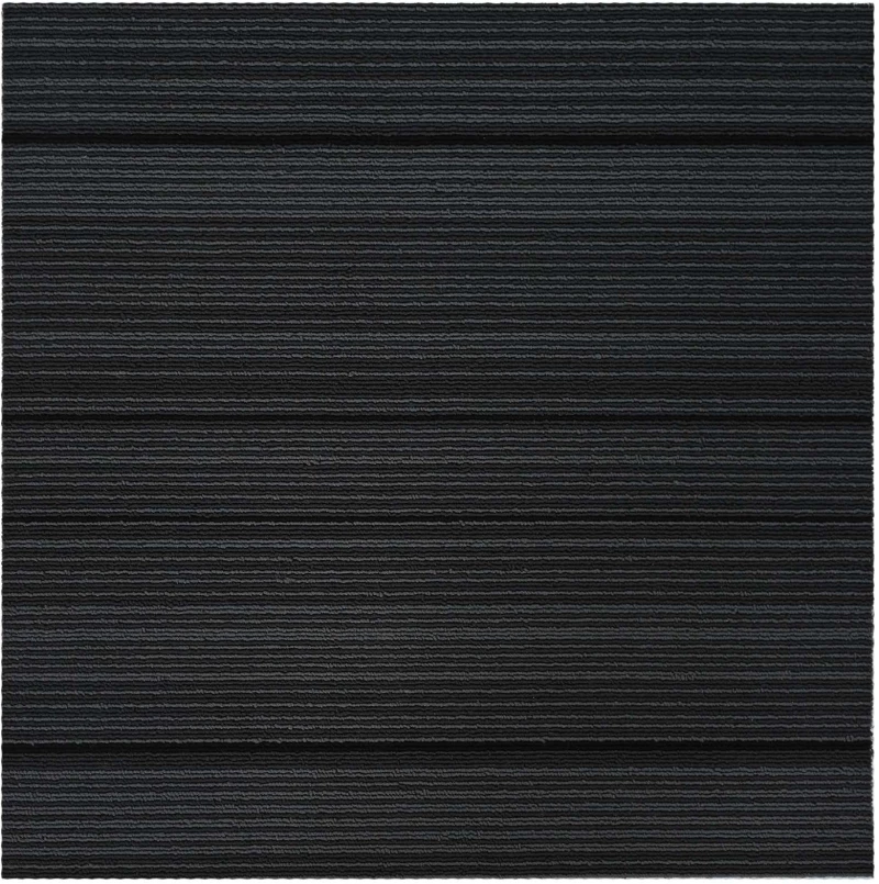 vidaXL Πλακάκι Χαλιού Ριγέ Ανοιχτό Γκρι 50 x 50 cm 36 pcs