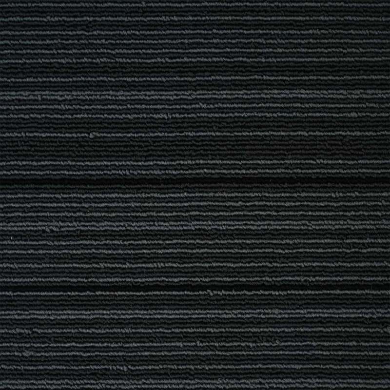 vidaXL Πλακάκι Χαλιού Ριγέ Ανοιχτό Γκρι 50 x 50 cm 36 pcs