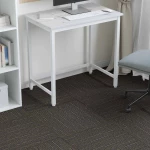 vidaXL Πλακάκι Χαλιού Ριγέ ανοιχτό καφέ 50 x 50 cm 36 pcs