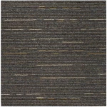 vidaXL Πλακάκι Χαλιού Ριγέ ανοιχτό καφέ 50 x 50 cm 36 pcs