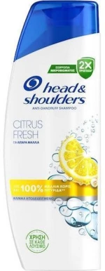 Head & Shoulders Citrus Fresh Shampoo Kατά Tης Πιτυρίδας Για Λιπαρά Μαλλιά 330ml