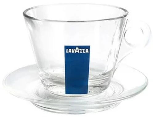 Φλιτζάνι Καφέ Lavazza Glass Collection Cappuccino Cup με πιατάκι 150ml