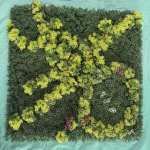 Supergreens Τεχνητή Φυλλωσιά Moss "Aurea Vigna" Πράσινη 100x100 εκ.