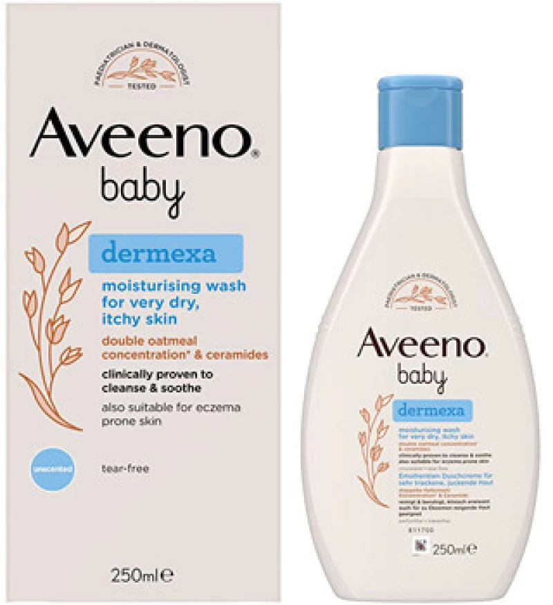 Aveeno-Baby Dermexa Gel - Hydratační mycí gel-250ml