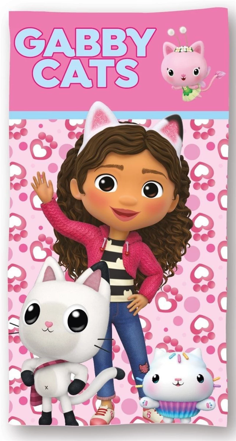Πετσέτα Θαλάσσης Gabby's Dollhouse 113 70x140 Quick Dry Disney Dimcol