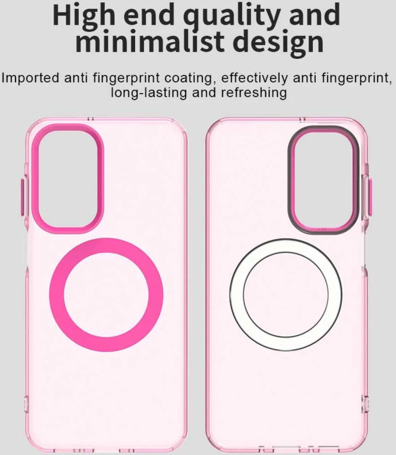 Θήκη Samsung Galaxy A17 Techsuit CandyCase Σκληρή Ημιδιάφανη με MagSafe - Pink (5949419311992)