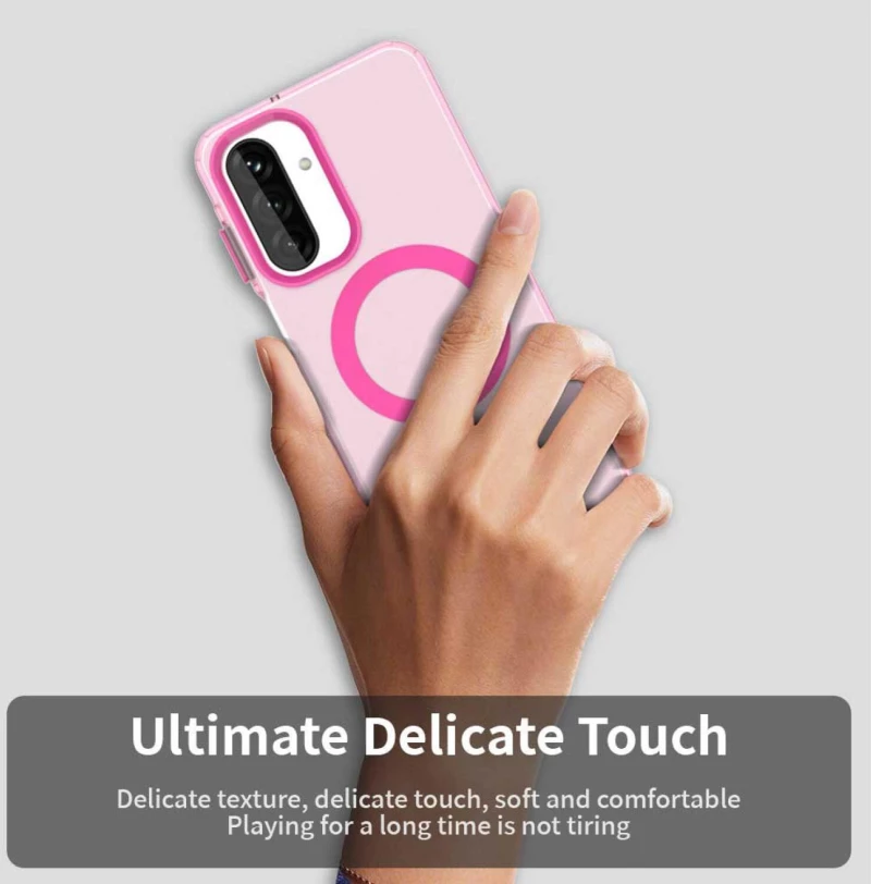 Θήκη Samsung Galaxy A17 Techsuit CandyCase Σκληρή Ημιδιάφανη με MagSafe - Pink (5949419311992)