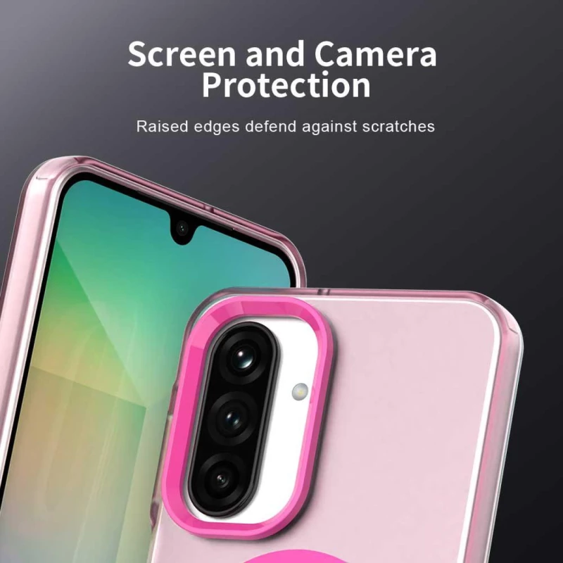 Θήκη Samsung Galaxy A17 Techsuit CandyCase Σκληρή Ημιδιάφανη με MagSafe - Pink (5949419311992)