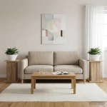 vidaXL Βάση φυτών 2 pcs Sonoma Δρυς 30,5 x 30 x 43 εκ