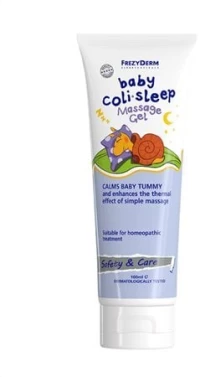 FREZYDERM Baby Coli Sleep Massage Gel Άνυδρη Γέλη Ανακούφισης Βρεφικής Κοιλιακής Περιοχής 100ml