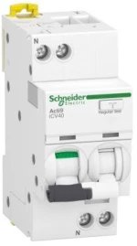 Acti 9 iCV40 διακόπτης διαρροής 32A C 4500A 30mA 1P+N τύπου AC A9DE2632-Schneider A9DE2632