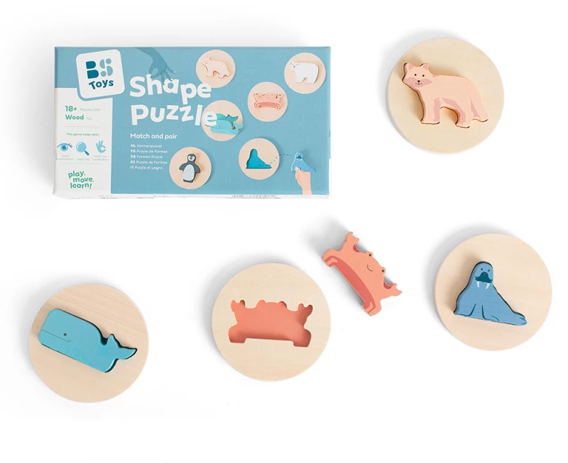BS Toys – Puzzle Με Σφηνώματα