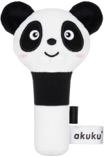 Βελούδινη Κουδουνίστρα Squeaker Panda