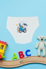 Σετ 3 Τεμαχίων Εκπαιδευτικά Βρακάκια για Αγόρια WE10108 - ΠΟΛΥΧΡΩΜΟ