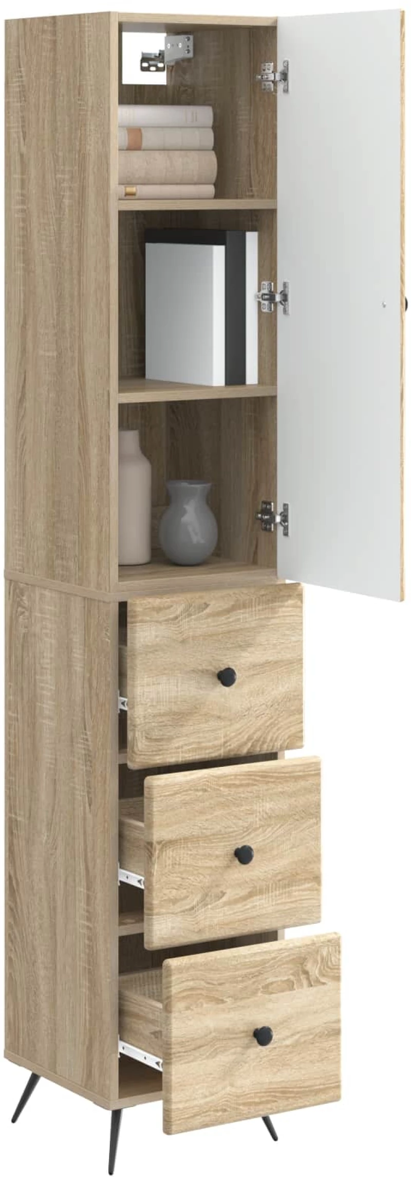 vidaXL Σέτ Ντουλαπιών 2 pcs Sonoma Δρυς 34,5 x 34,5 x 90 εκ.