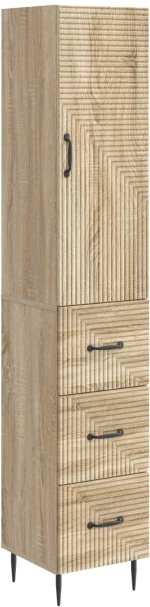 vidaXL Σέτ Ντουλαπιών 2 pcs Sonoma Δρυς 33 x 34,5 x 90 εκ