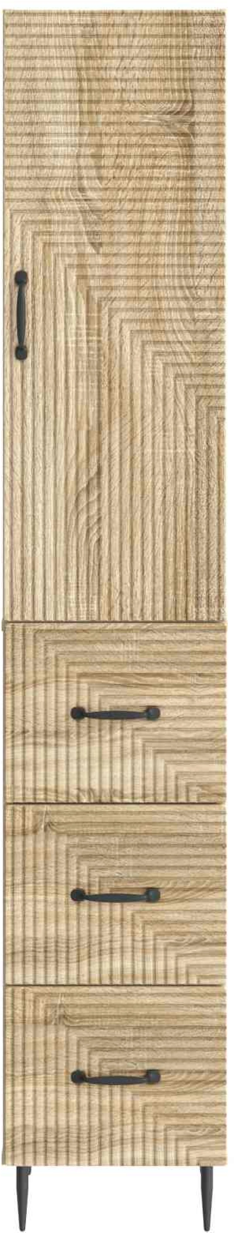 vidaXL Σέτ Ντουλαπιών 2 pcs Sonoma Δρυς 33 x 34,5 x 90 εκ