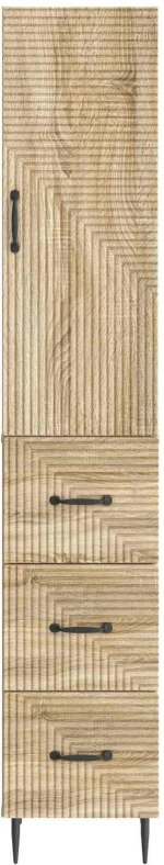 vidaXL Σέτ Ντουλαπιών 2 pcs Sonoma Δρυς 33 x 34,5 x 90 εκ