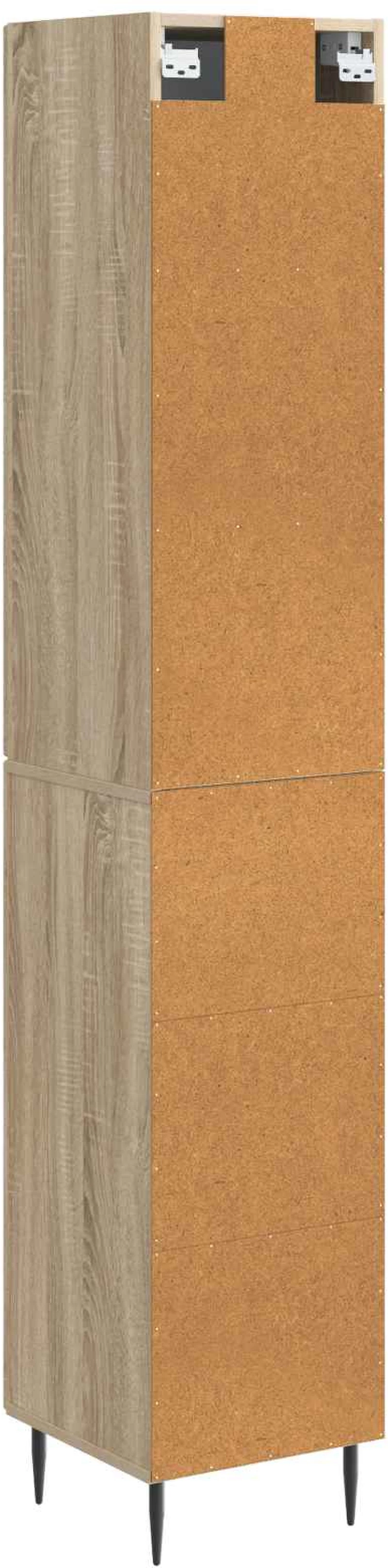 vidaXL Σέτ Ντουλαπιών 2 pcs Sonoma Δρυς 33 x 34,5 x 90 εκ