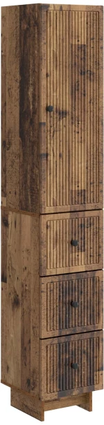 vidaXL Σέτ Ντουλαπιών 2 pcs Παλαιωμένο ξύλο 33 x 34,5 x 90 εκ
