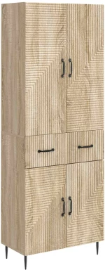 vidaXL Σέτ Ντουλαπιών 2 pcs Sonoma Δρυς 66 x 34,5 x 89,5 εκ