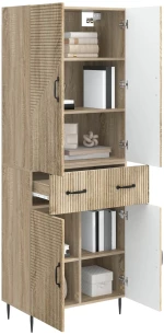 vidaXL Σέτ Ντουλαπιών 2 pcs Sonoma Δρυς 66 x 34,5 x 89,5 εκ